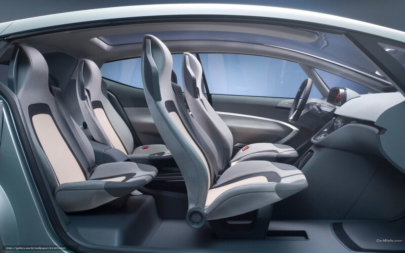 Car Interior with Seats — Gray
