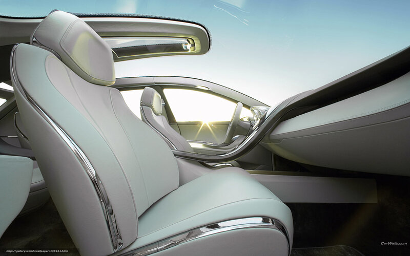 Car Interior with Seats — White, Serene