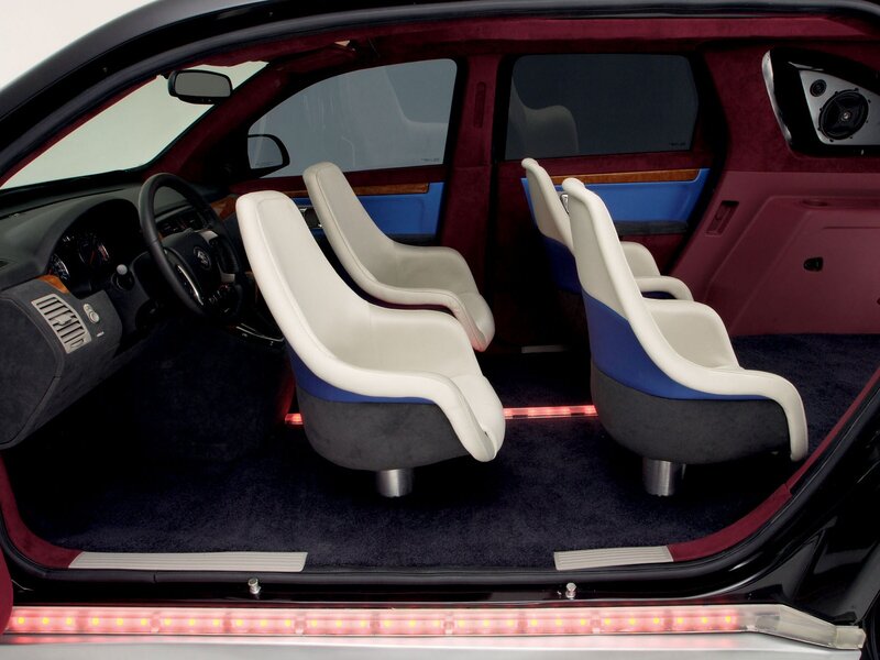 Car Interior with Seats — White