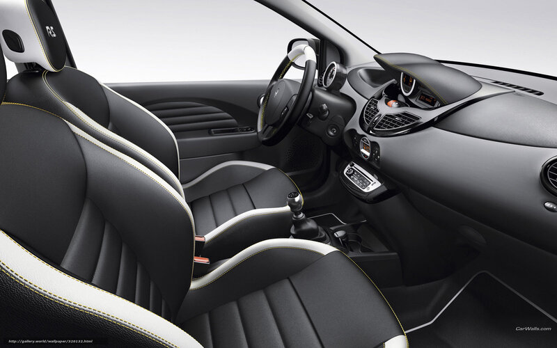 car interior with sport seats