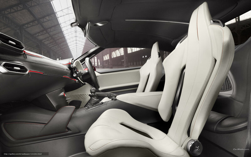 car interior with white seats