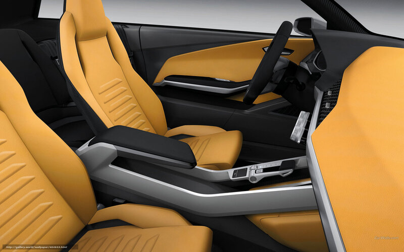 Car Interior — Yellow, Modern