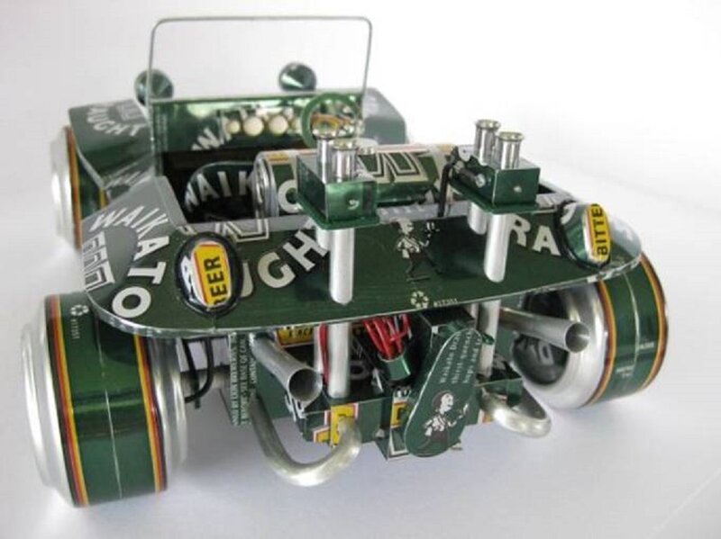 Car Made of Cans