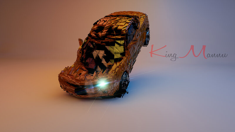 Car Made of Fragments