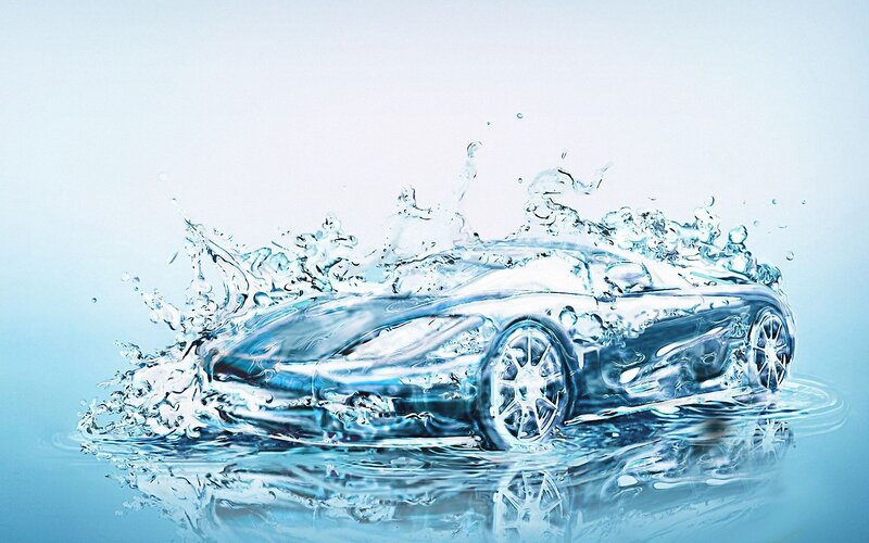 car made of water