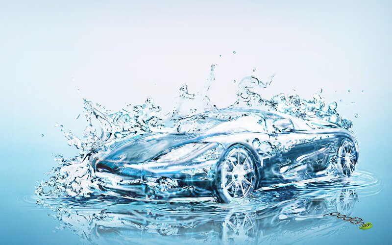 Car Made of Water — Blue