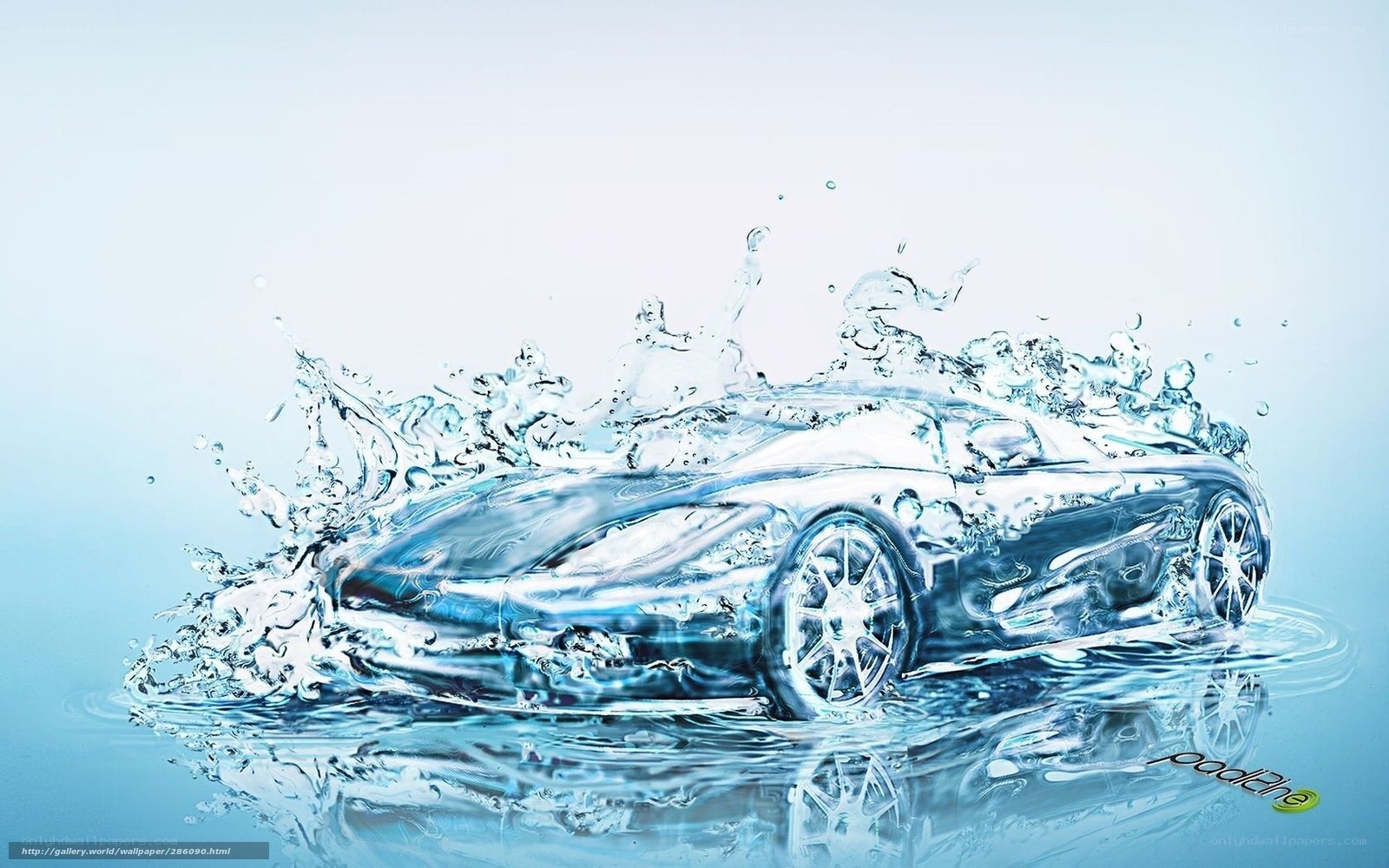 car made of water