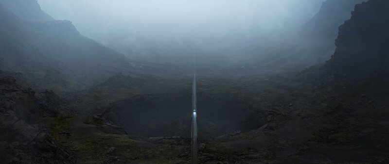Car on a Bridge