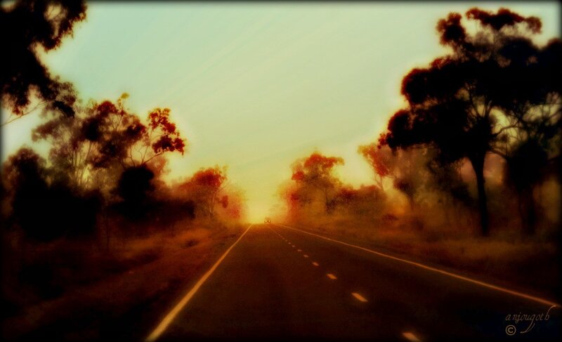 Car on Empty Road