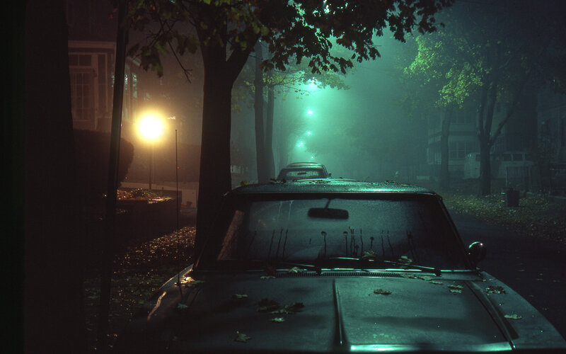 Car on Foggy Street