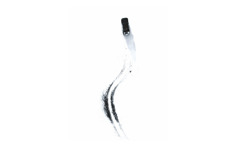 Car on Snowy Road — Black