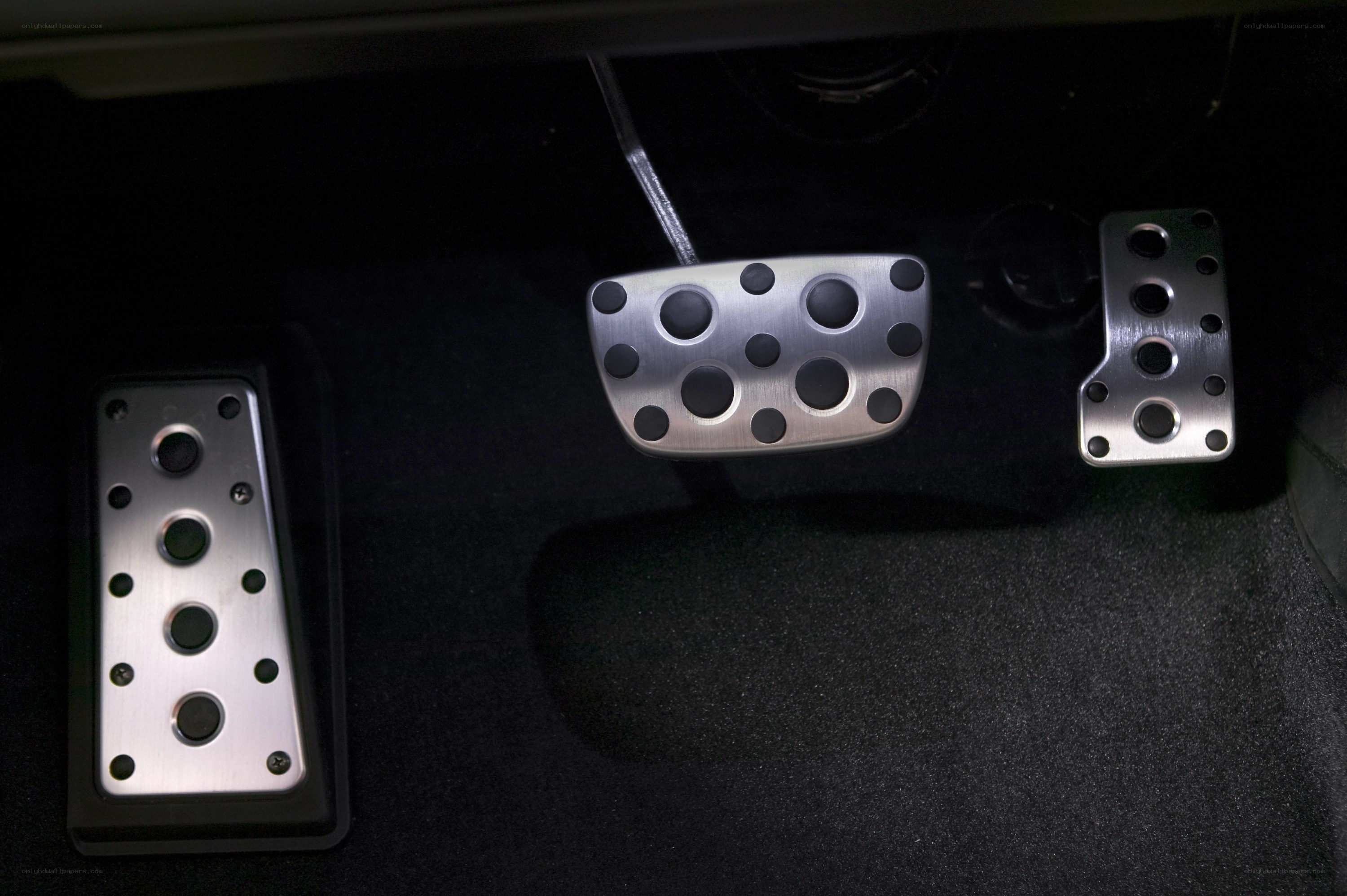 car pedals in footwell
