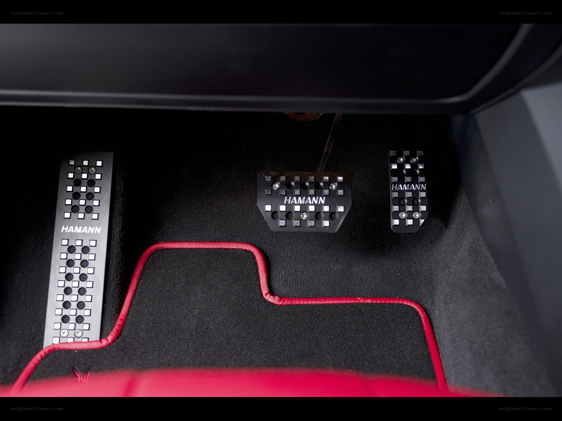 car pedals with hamann branding
