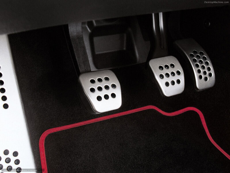 car pedals with metal covers