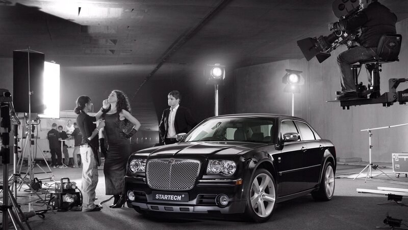 Car photoshoot behind the scenes