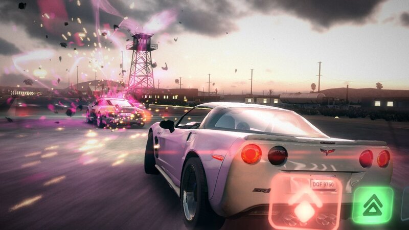 Car racing with explosions
