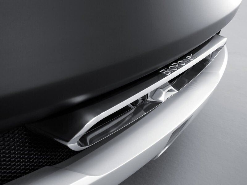 car rear badge close-up