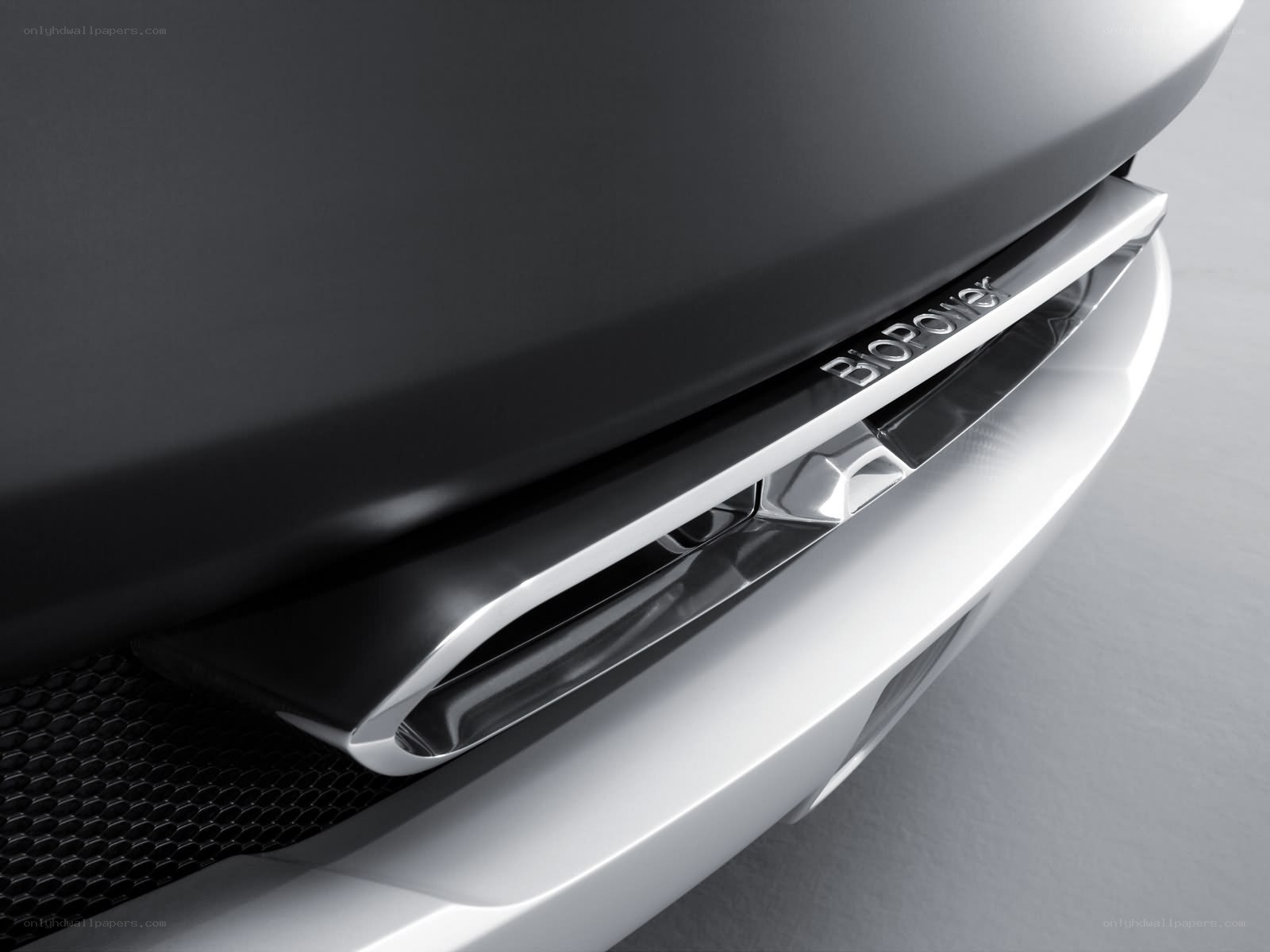 car rear badge close-up