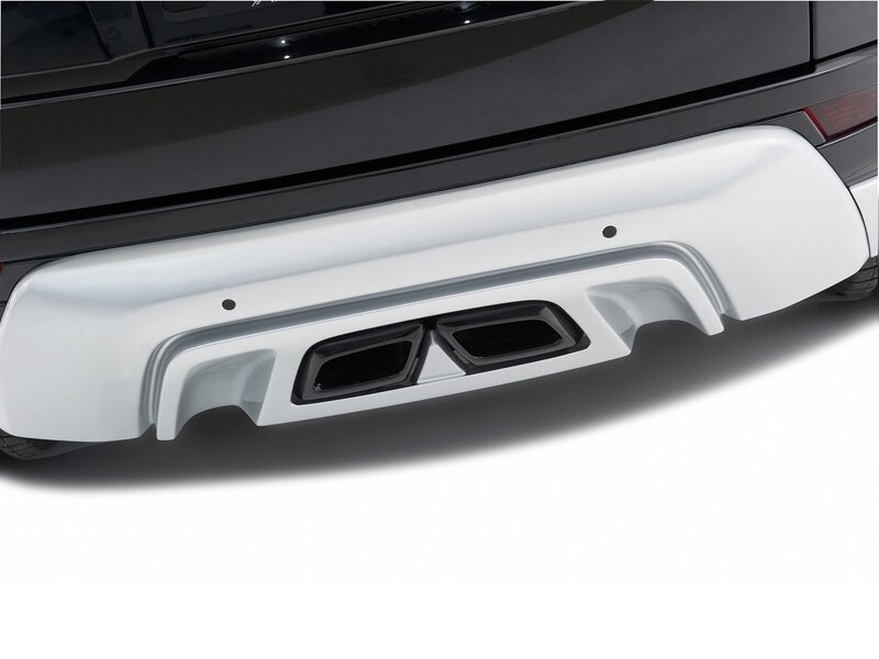car rear bumper detail