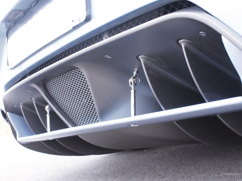 car rear bumper detail