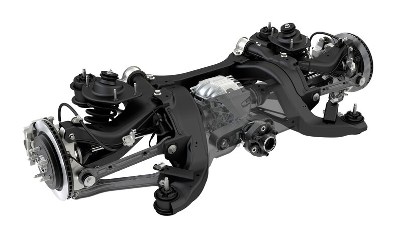 car rear suspension system