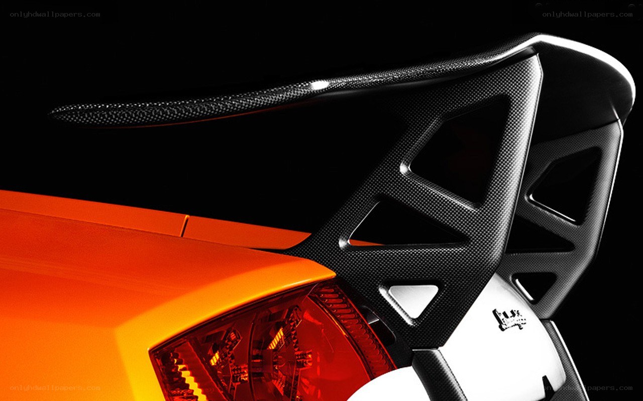 car rear wing detail