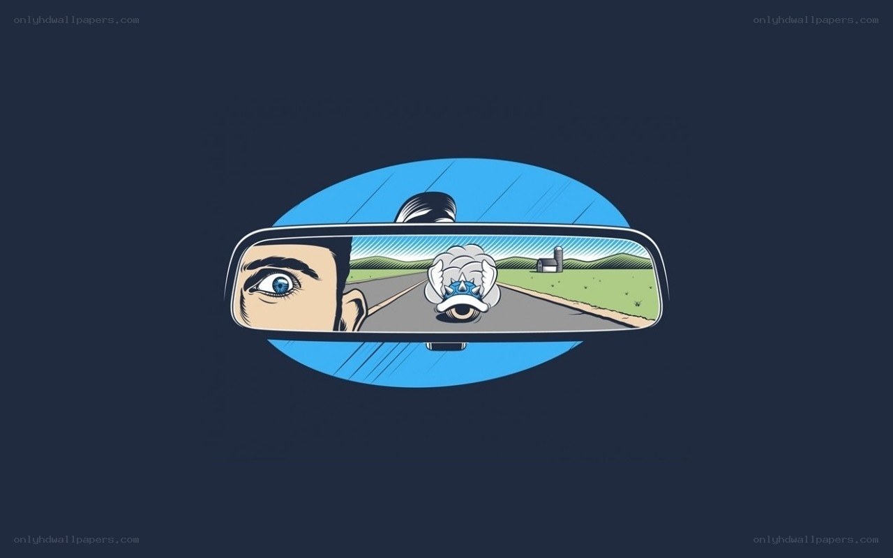 car rearview mirror illustration