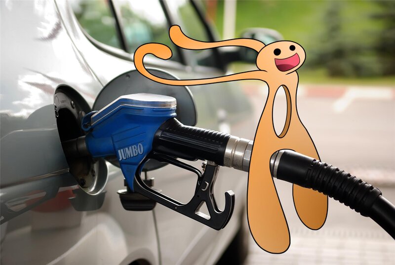 Car Refueling at Station