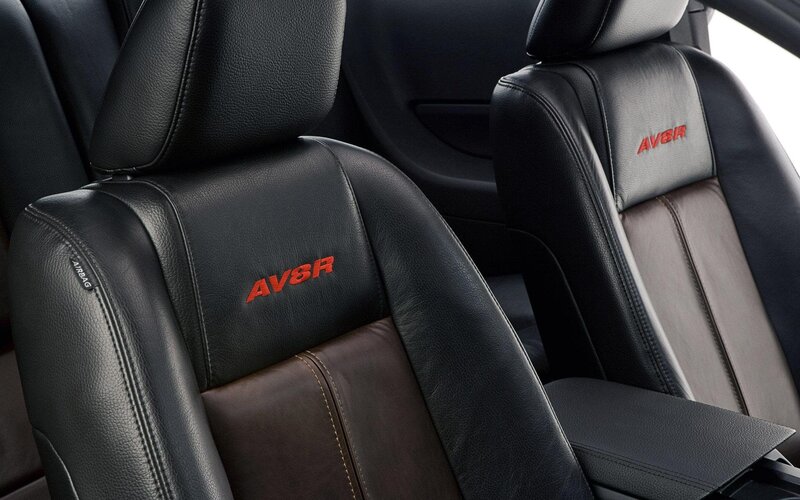 Car Seats with AV8R Logo — Black, Neutral