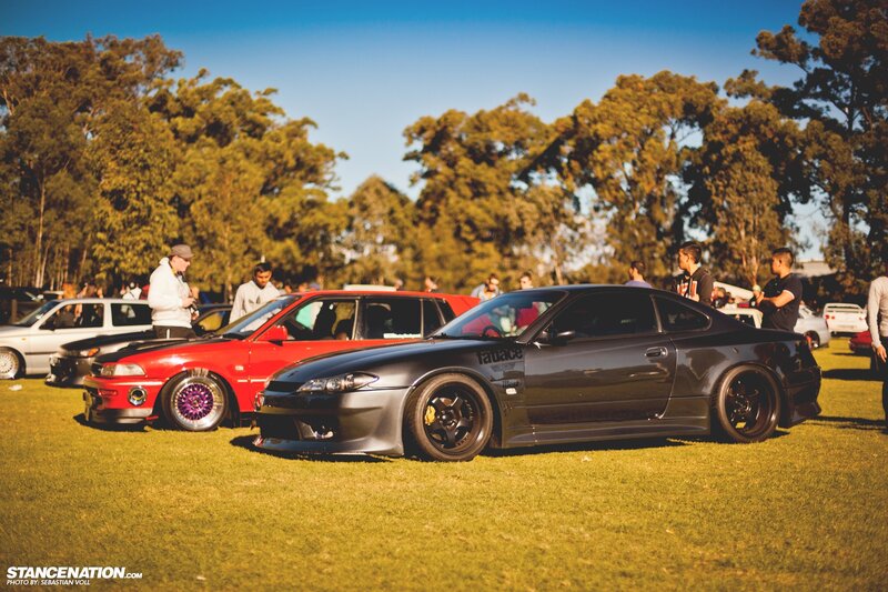 Car show on a sunny day