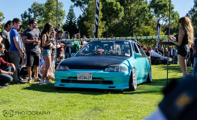 Car show on a sunny day