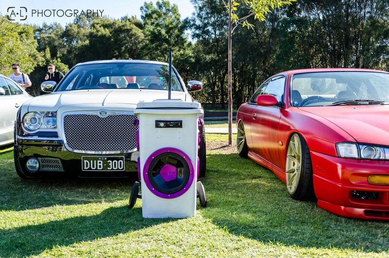 Car show with custom speaker