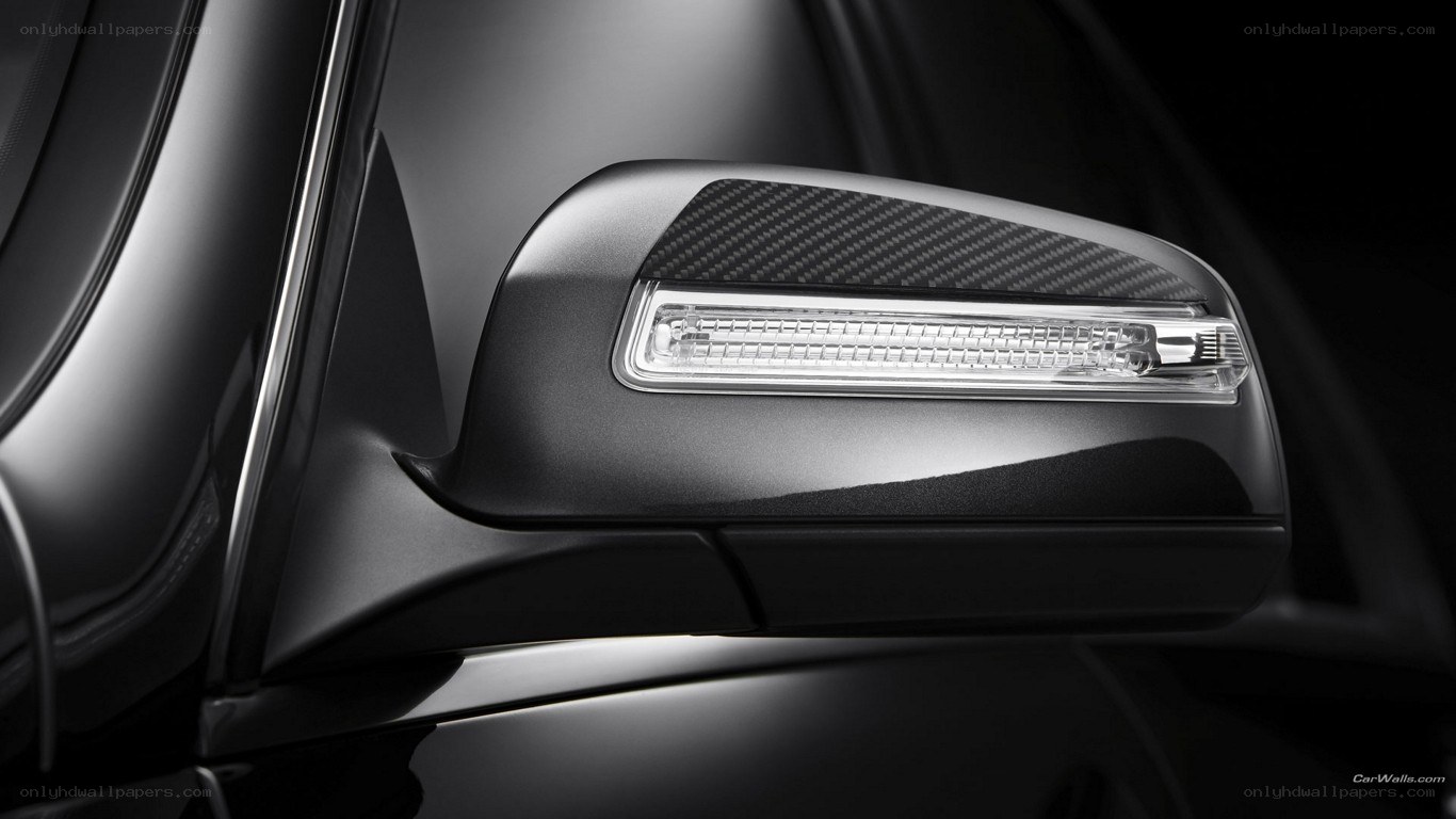 car side mirror with carbon fiber