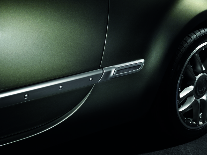 Car Side Panel — Green