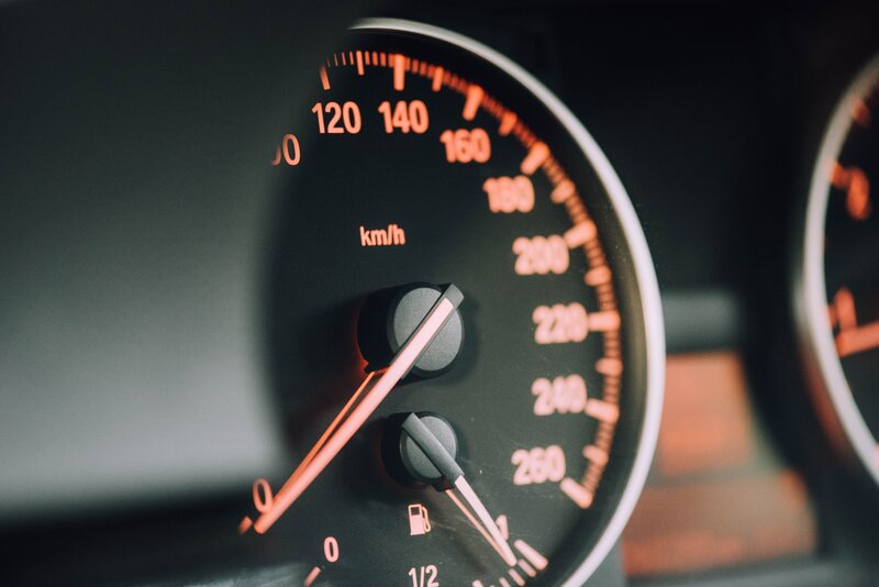 Car Speedometer — Black, Neutral, Photograph