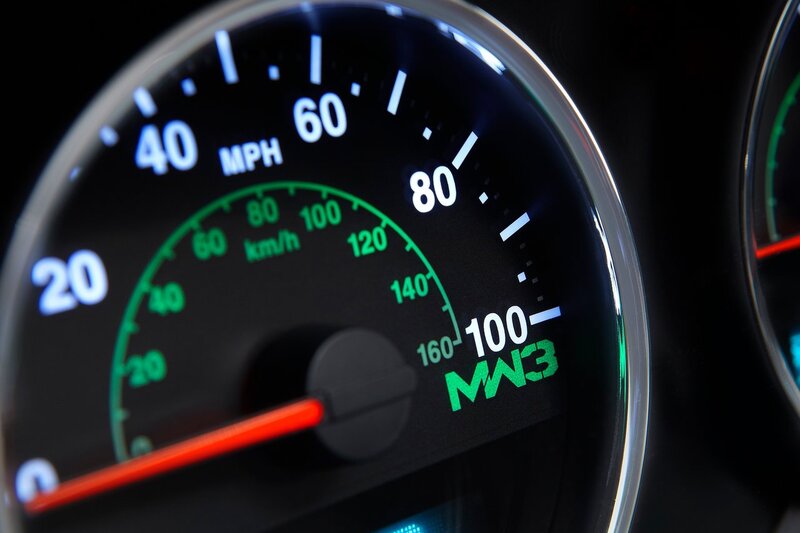 Car Speedometer — Black