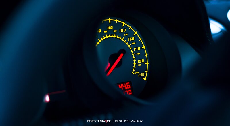 Car Speedometer — Blue