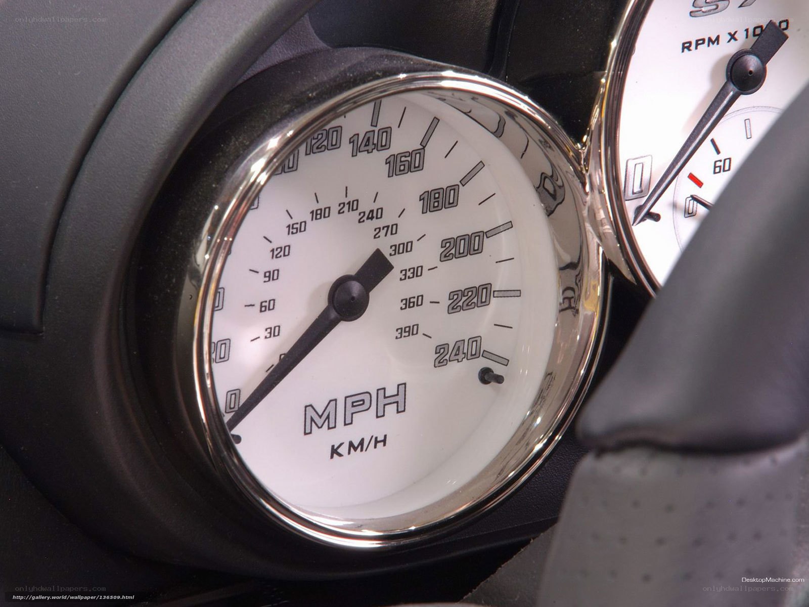 car speedometer close-up
