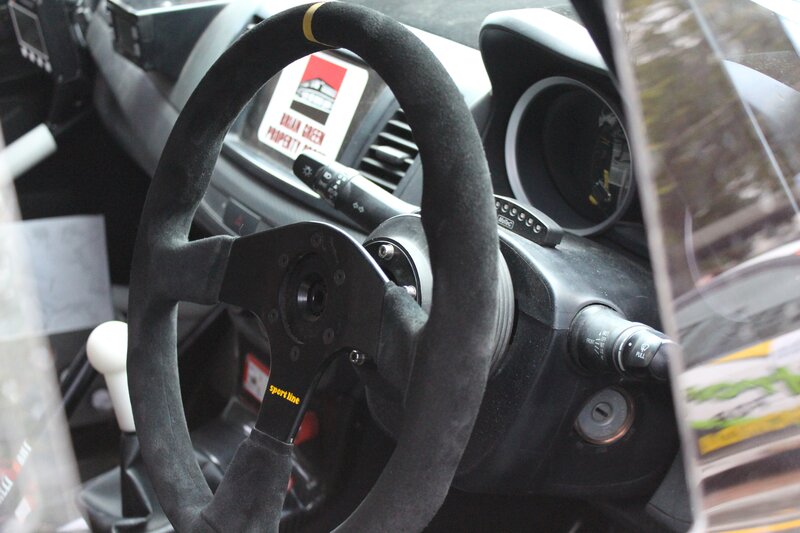 Car Steering Wheel — Black, Neutral