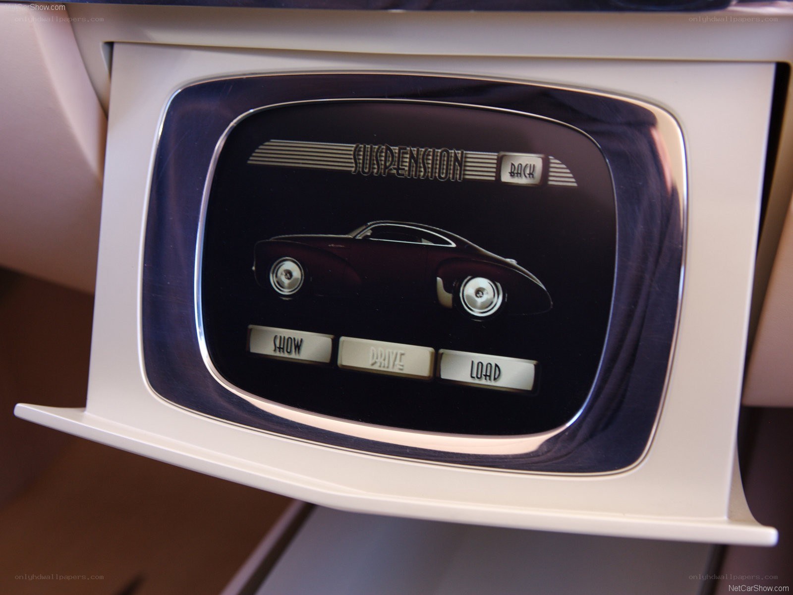 car suspension control panel