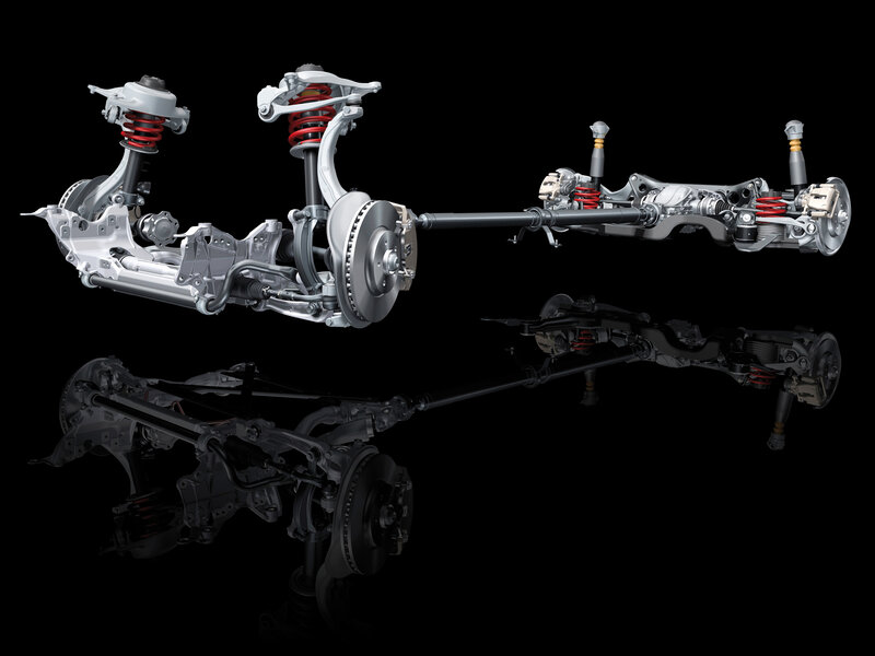 Car suspension system components