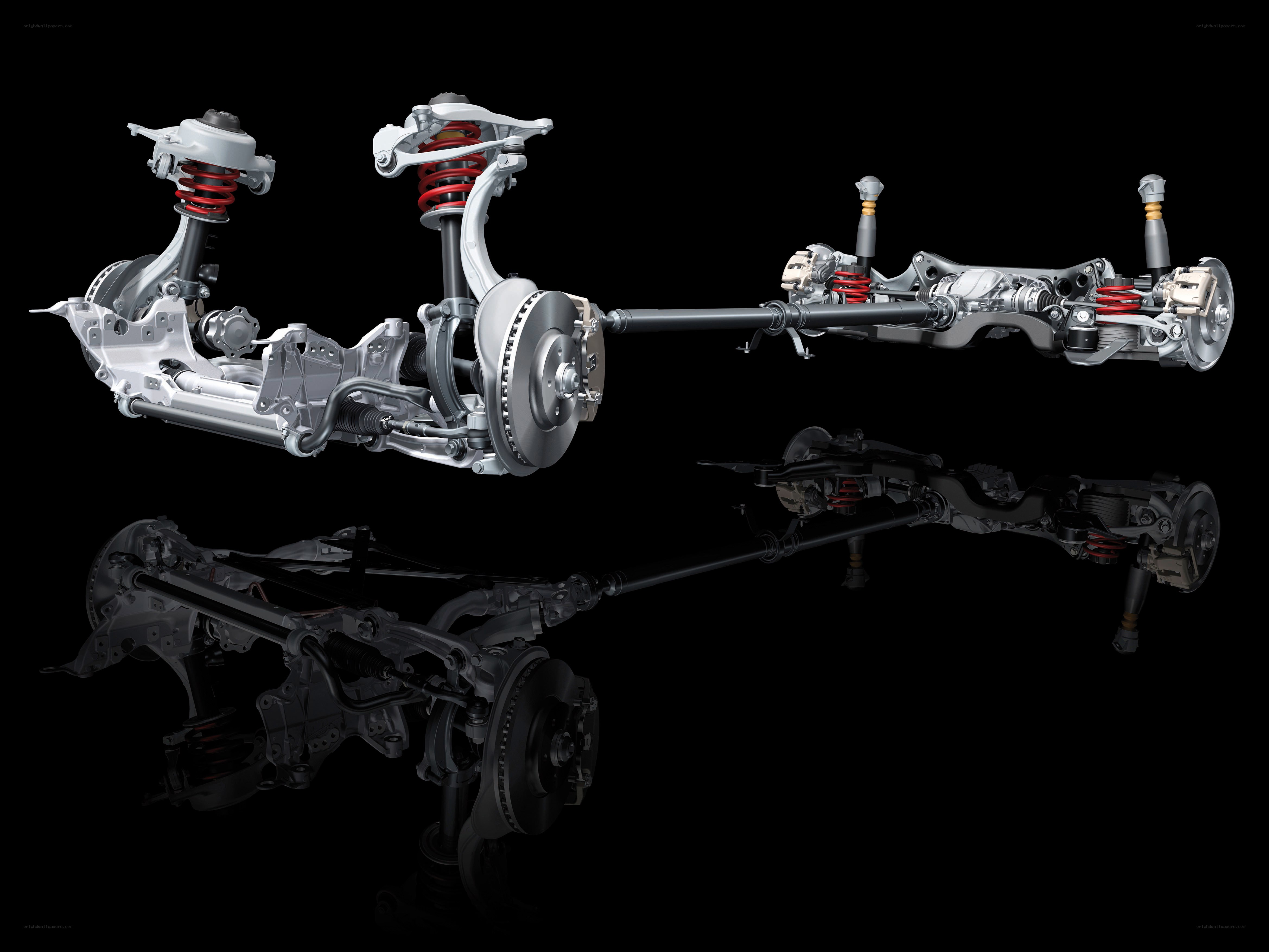 Car suspension system components