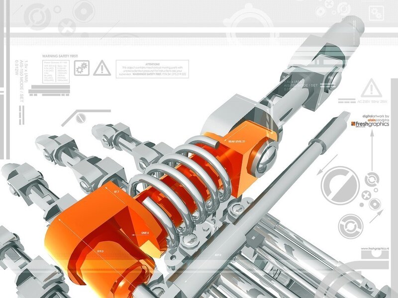 Car Suspension System — Silver, Technical