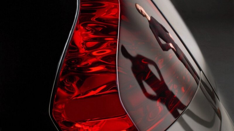 car tail light reflection