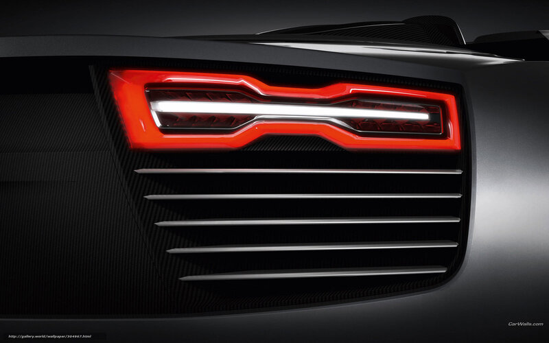 Car Taillight and Grille