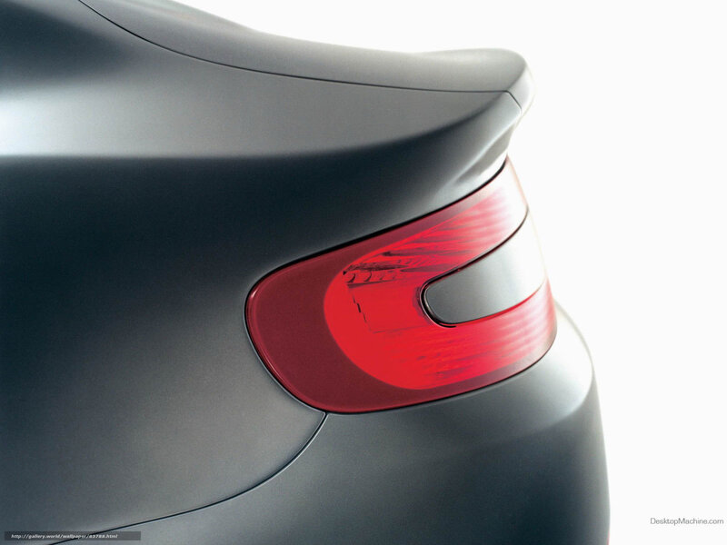 Car Taillight and Spoiler