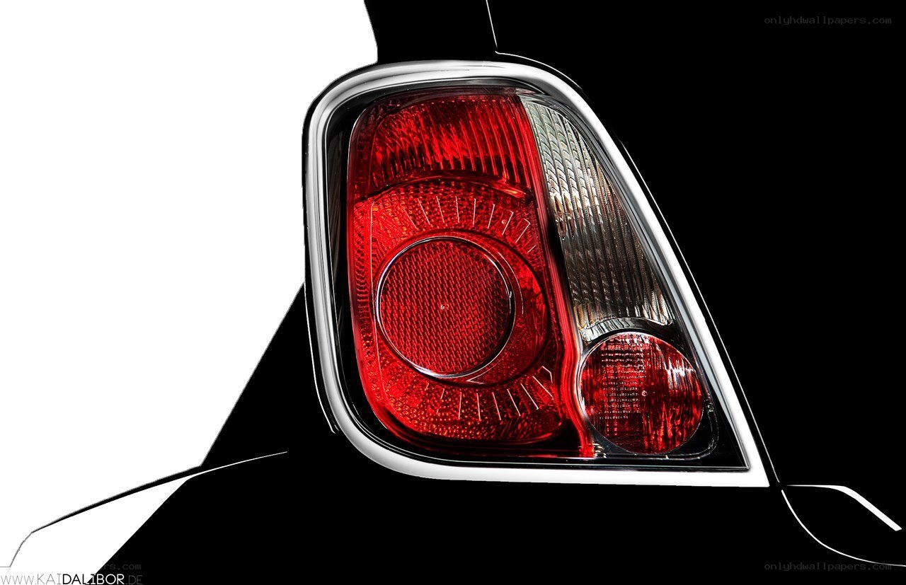 car taillight close-up
