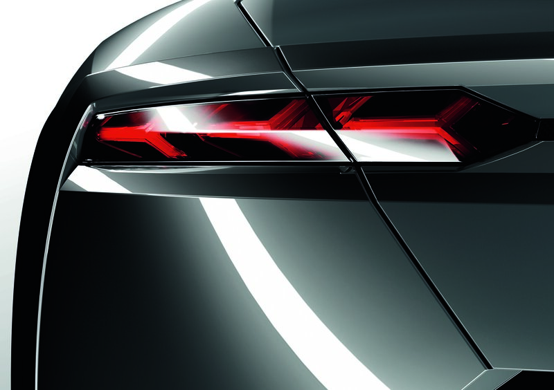 Car Taillight Design — Black, Dramatic