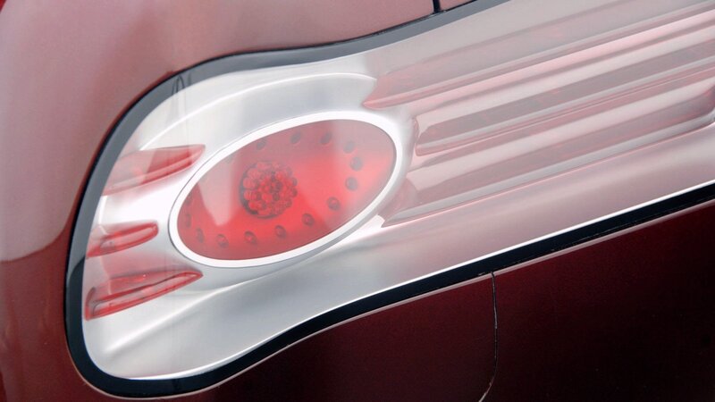 Car Taillight — Red, Neutral, Photograph, Car Body, Chrome Trim