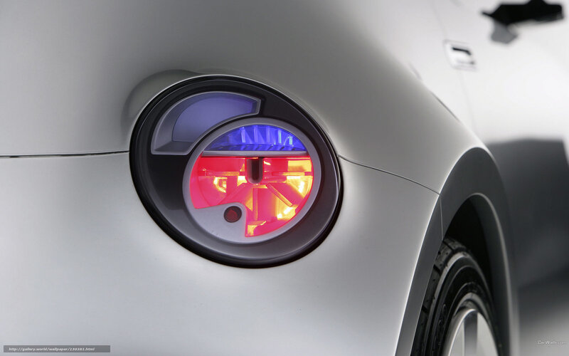 Car Taillight — Silver